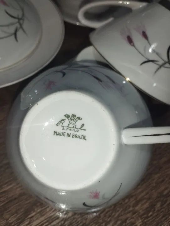 Jogo de chá porcelana Real  - Foto 2