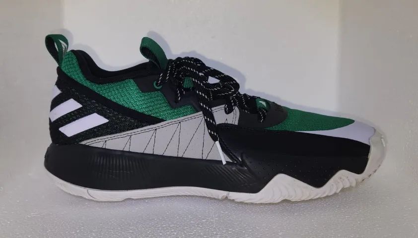 Tênis Basquete Adidas Dame Extply 2.0 - Verde+Branco 43 BR - Foto 3