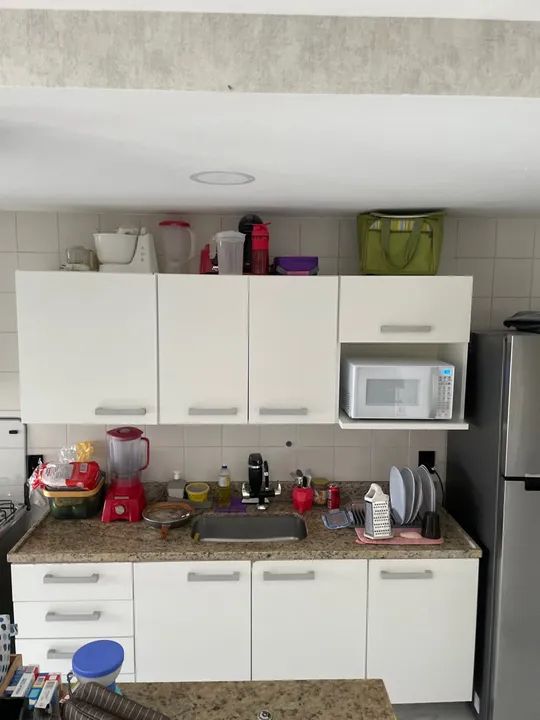 Armários de Cozinha Brancos - Semi-Novos - Foto 2