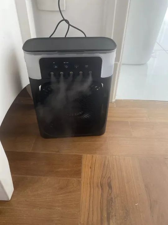 Climatizador Portatil Mini Ar Condicionado Novo lacrado - Foto 2