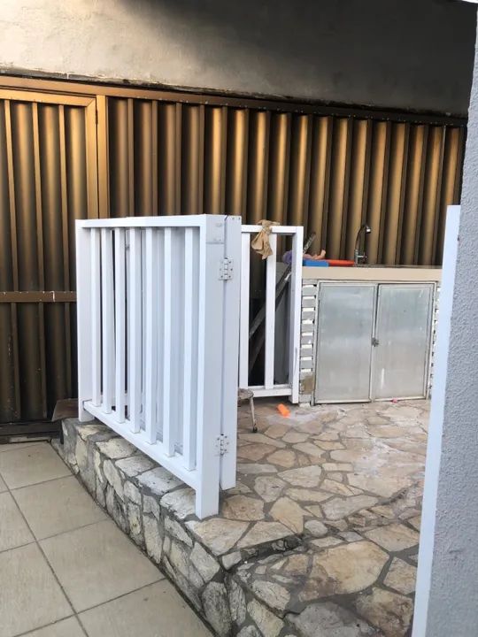 Grades em alumínio branco  - Foto 3