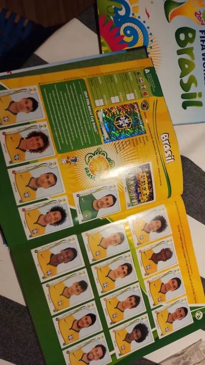 Álbum da Copa 2014 do Brasil completo em capadura - Foto 6