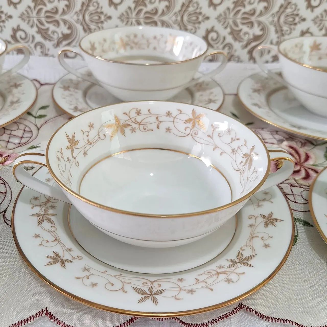 Consomês porcelana japonesa Noritake - Foto 6