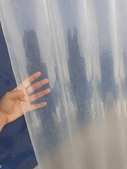 Telha em Fibra De Vidro Ondulada Incolor Várias Medidas à partir de - Foto 2