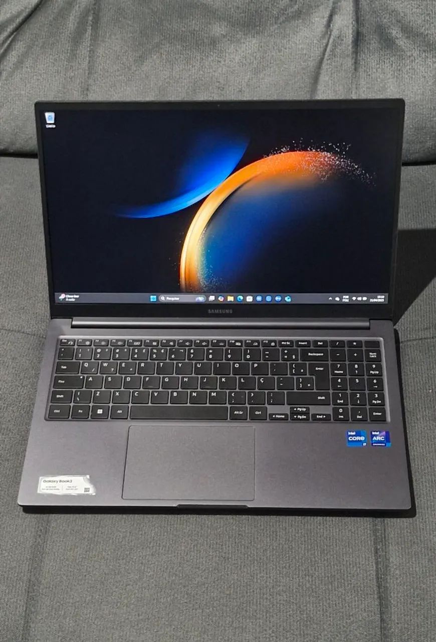 Notebook Samsung Galaxy Book 3 i7 com placa de video