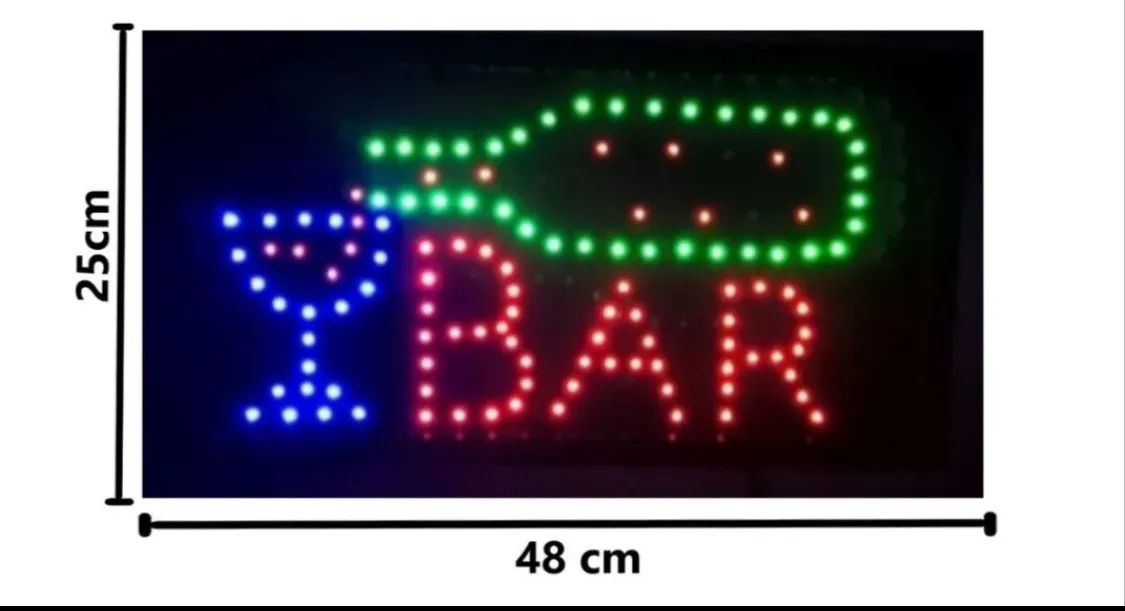 Placa de Neon BAR para Decoração - Foto 3