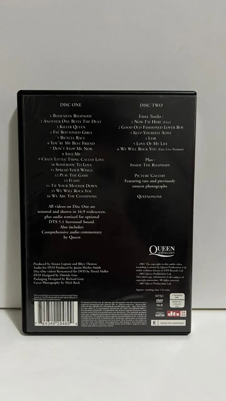 DVD - Queen: Greatest Video Hits 1 - Foto 3