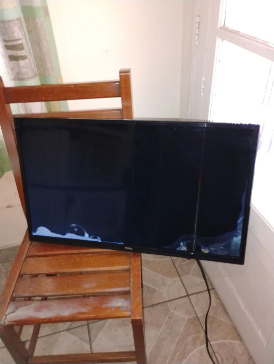 TV Philco LED 32 Polegadas Modelo PTV32G50D com tela danificada - Foto 3