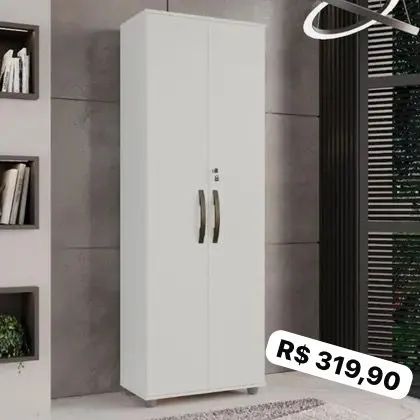 Armário multiuso grande com chave NOVO da loja - Foto 2