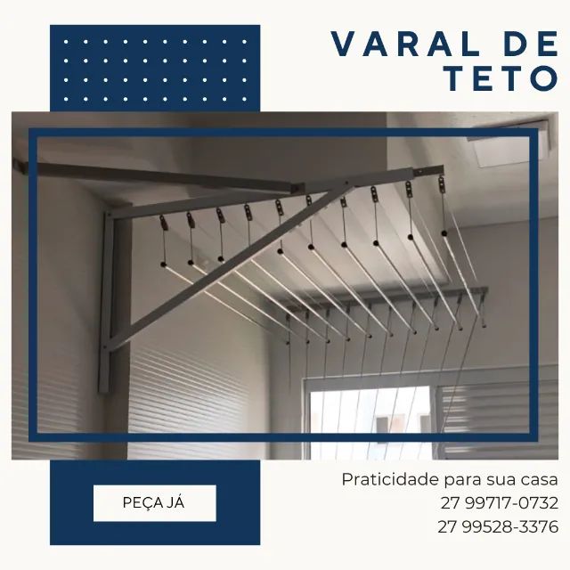 Varal de teto