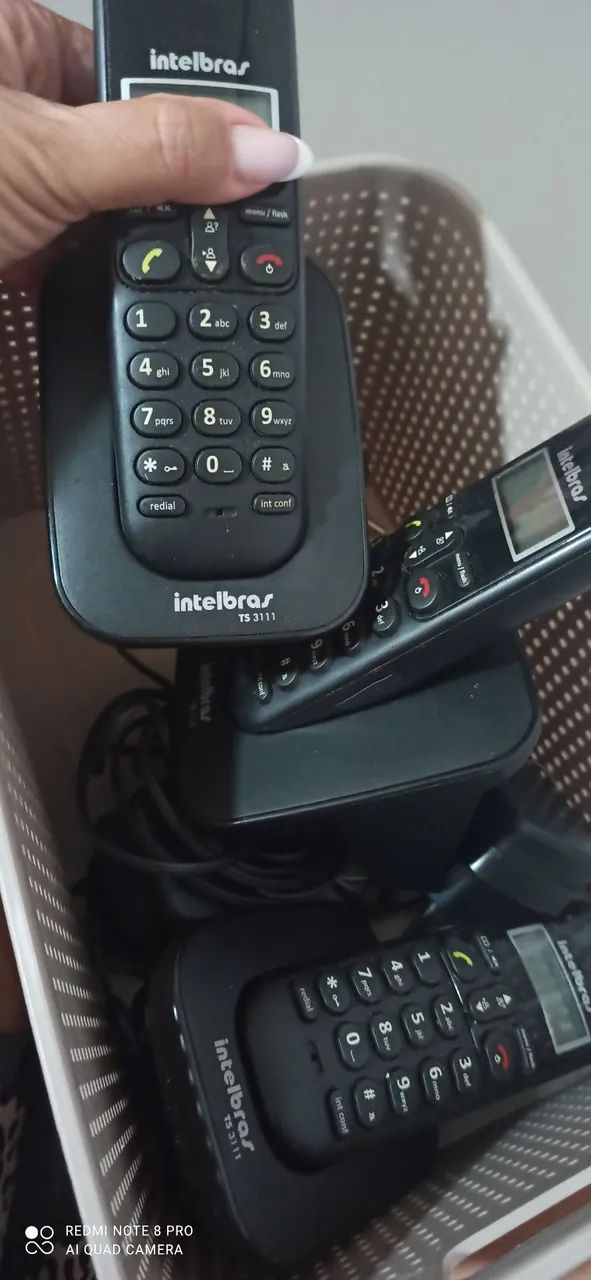 1 Telefone sem fio com mais 2 ramais - Foto 4