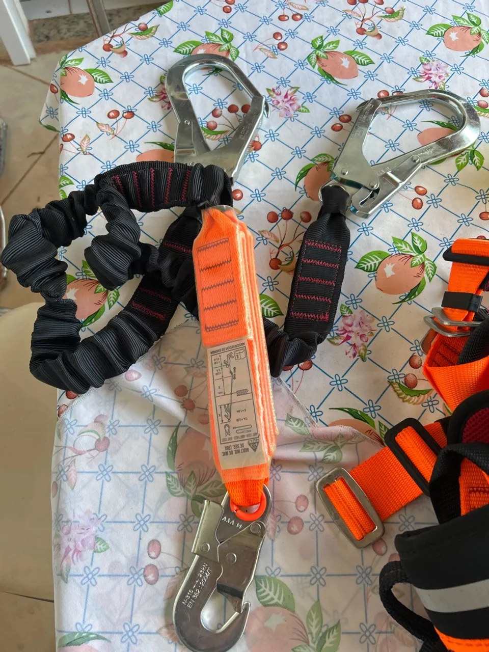 Talabarte de Segurança p/ Trabalhos em Altura com Absorvedor de Impacto