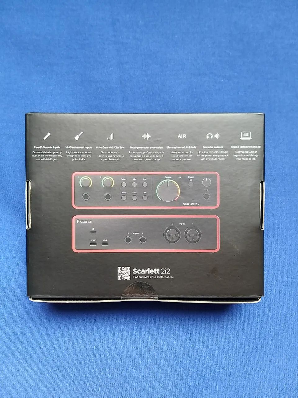 Interface De Áudio Focusrite Scarlett 2i2 USB 4a geracao - Foto 3