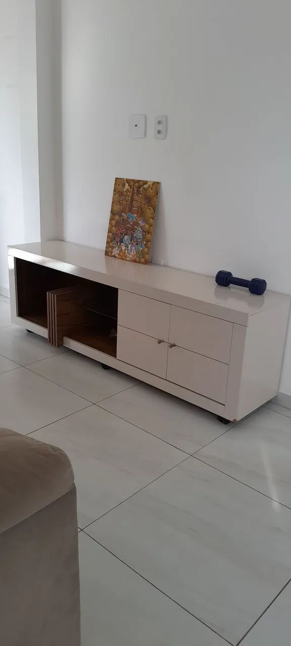 Rack Off-white 100% MDF com rodinhas. - Foto 4