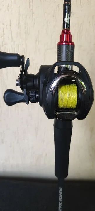 Conjunto vara e carretilha  - Foto 3