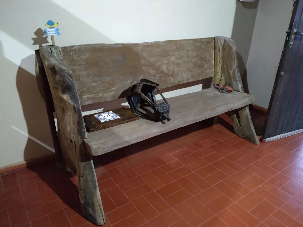 Banco rústico de madeira  - Foto 2