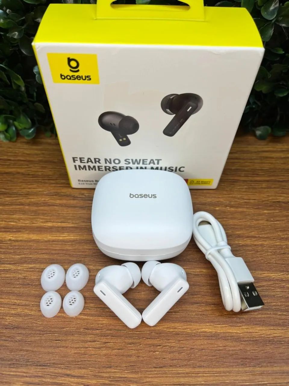 Fone Baseus E19 à Prova d?Água, Graves Poderosos e até 33h de Bateria - Entrega Grátis! - Foto 5