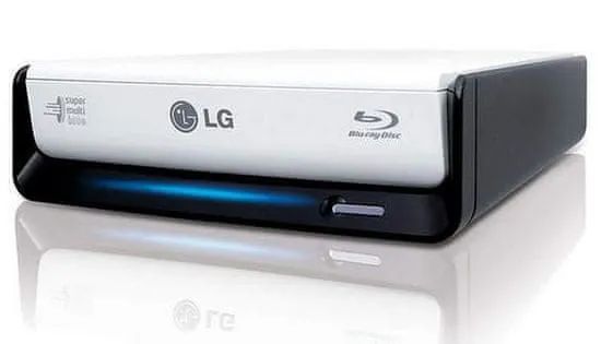 Gravador Blu-ray LG Super Multi Blue BE08LU20 Lightscribe, unidade externa, NOVA