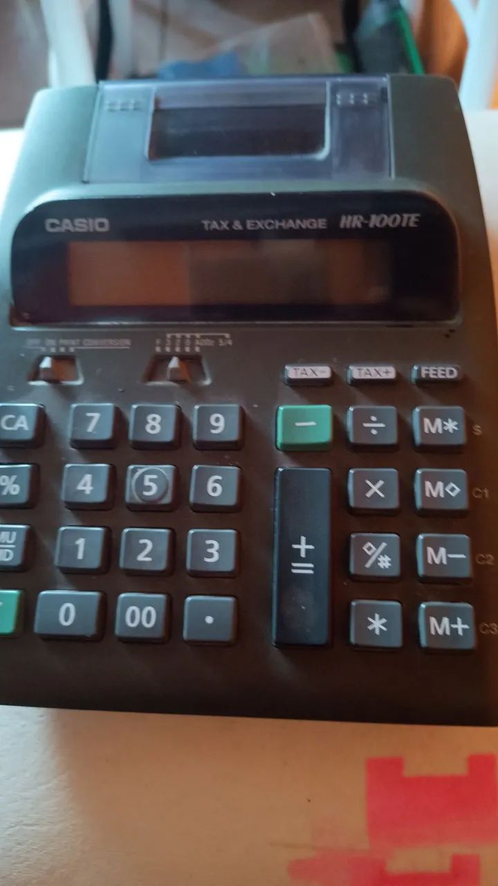 Calculadora Casio HR-100TE Tax & Exchange - Foto 2