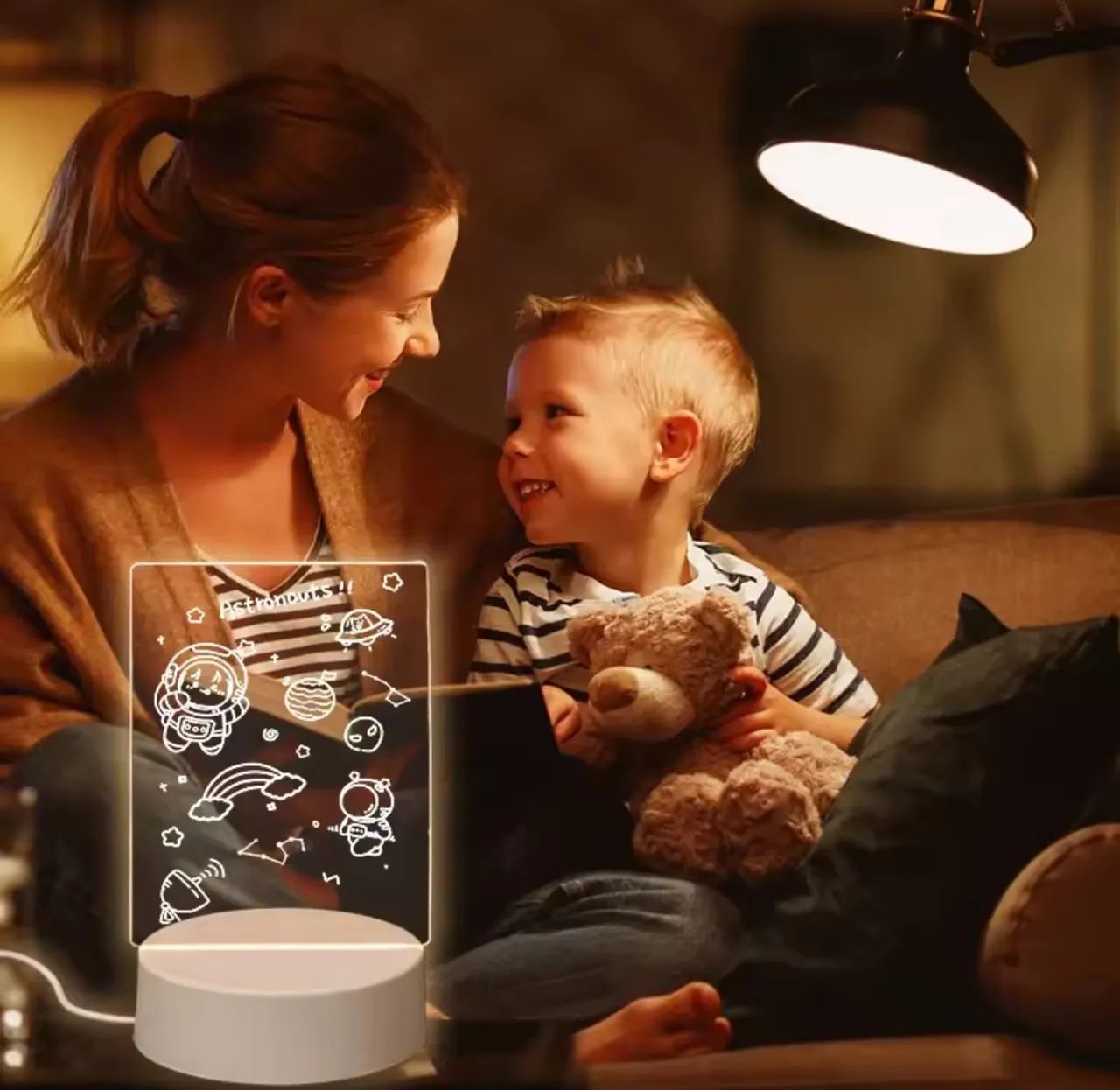 Quadro Luminoso LED: Escreva e Apague Fácil! - Foto 2