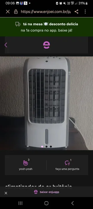Climatizador britania 
