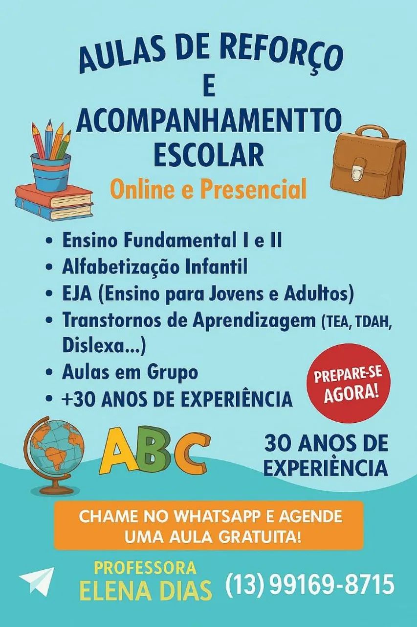 Aulas de Reforço Escolar  - Foto 2