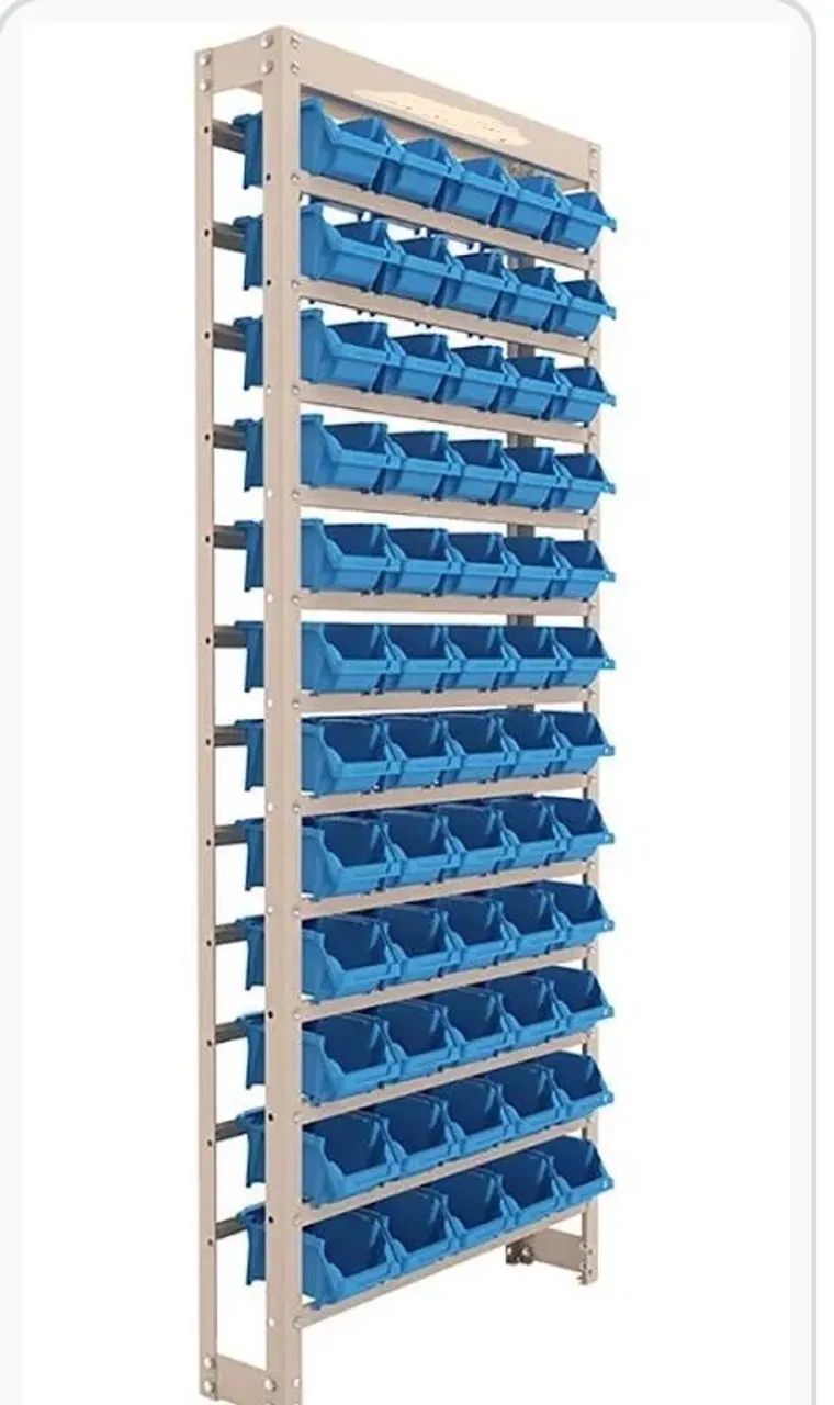Kit Estante/prateleira Organizadora com 60 Gavetas - Ideal para ferragista e aviamentos