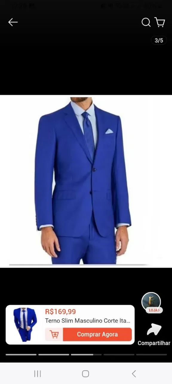 PALETÓ Azul Royal NOVO - Roupas - Jereissati I, Maracanaú 1465771704 | OLX