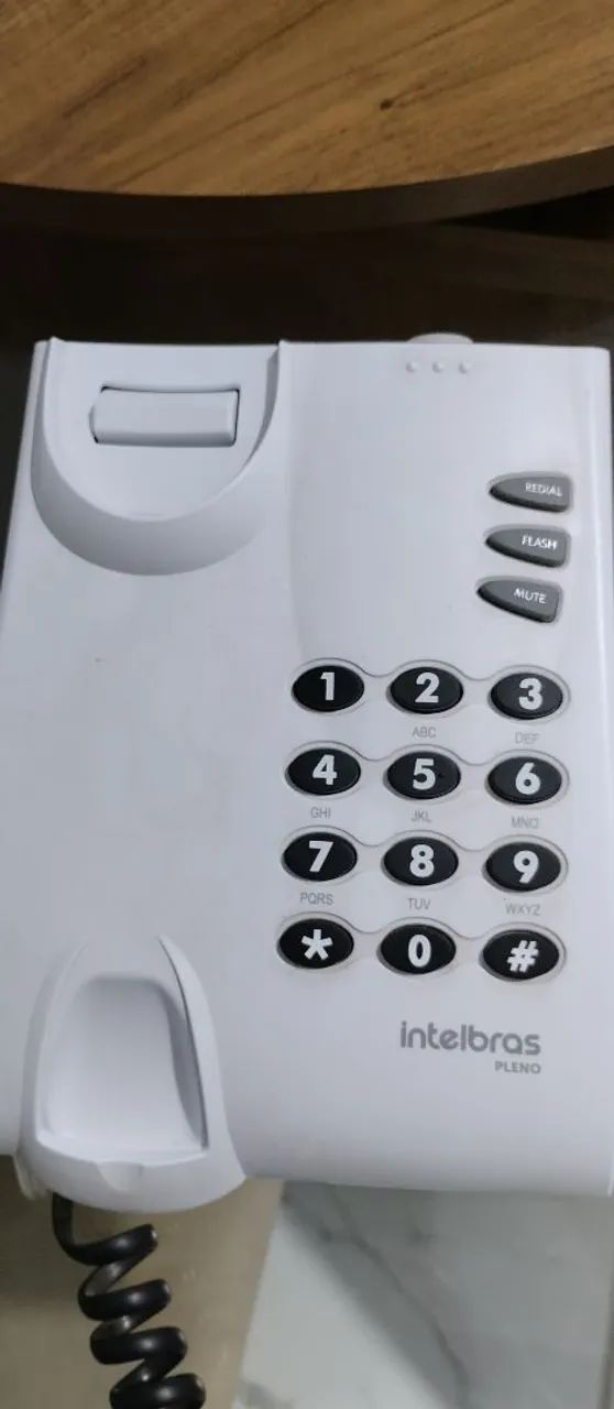 Telefone Fixo Intelbras Pleno em ótimo estado de conservação. - Foto 2