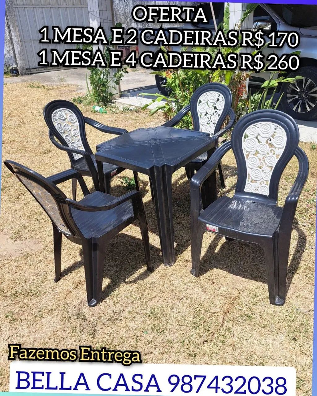 MESA SAFIRA BLACK T42S PRONTA ENTREGA 