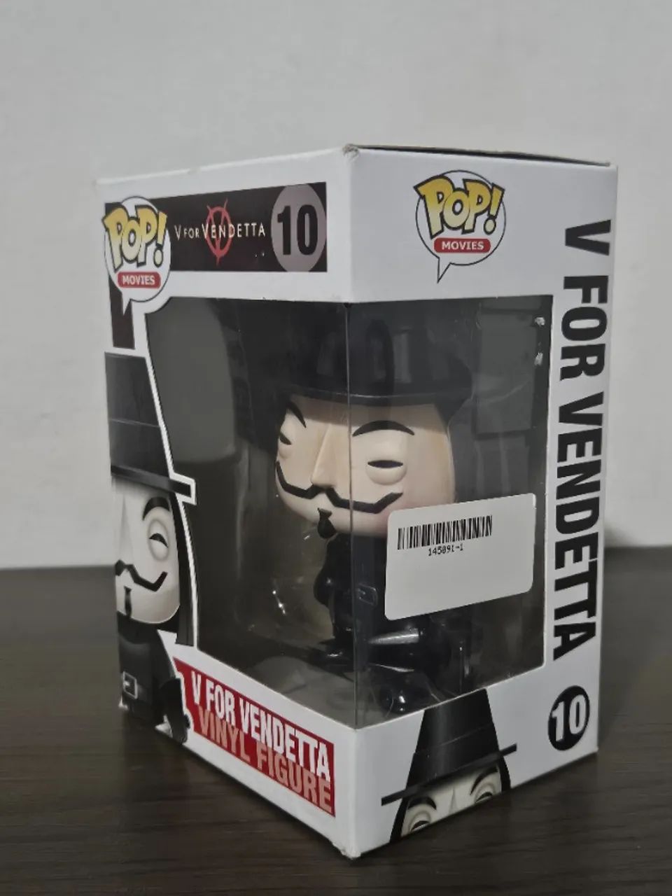 Funko Pop V for Vendetta 10 Original Caixa com Detalhes / V de