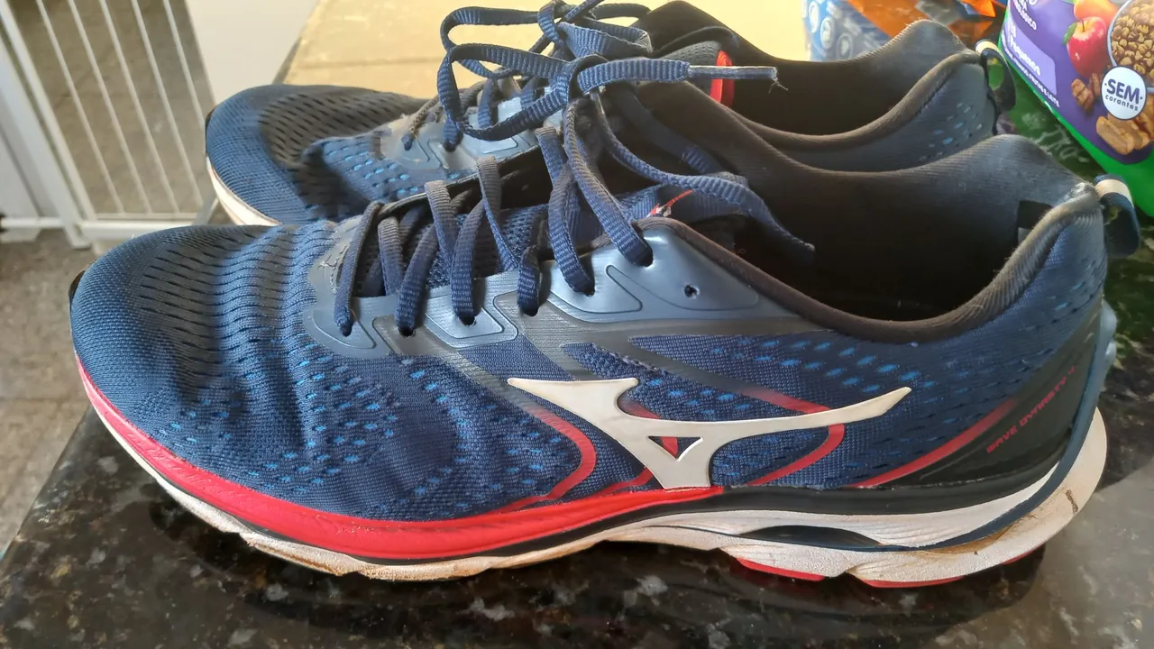 Tênis Mizuno Wave Dynasty 4 - Azul tam 44 Original