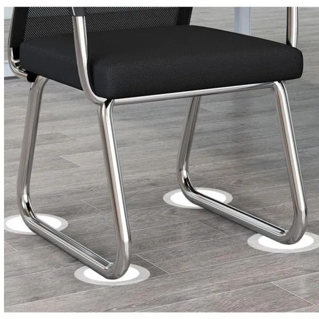 Cadeira Interlocutor Tela Eros Cor Preta Design Moderno Confortável Modelo 30047 - Foto 4