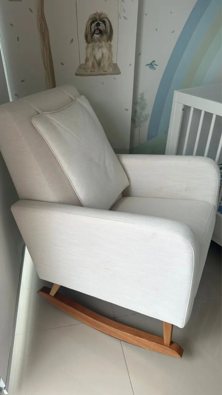 Poltrona Cadeira Amamentação Abstratto - Foto 3