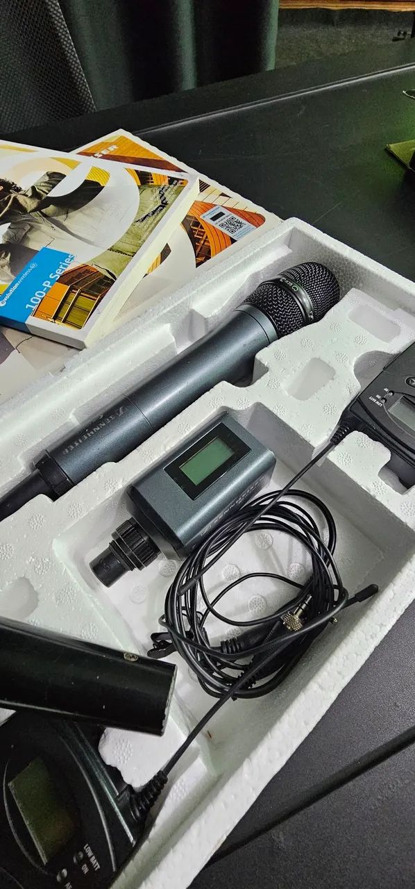 Kit microfone Lapela e de mão Sennheiser - Foto 3