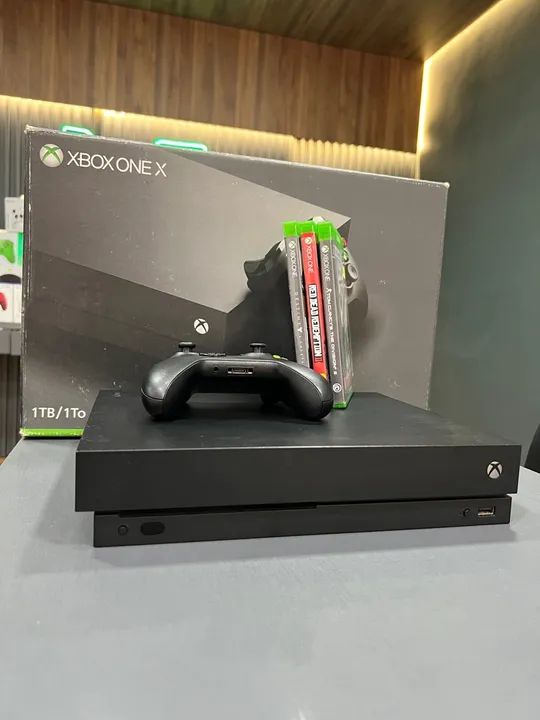 Xbox One x 1tb com jogo e garantia - loja aberta  - Foto 4