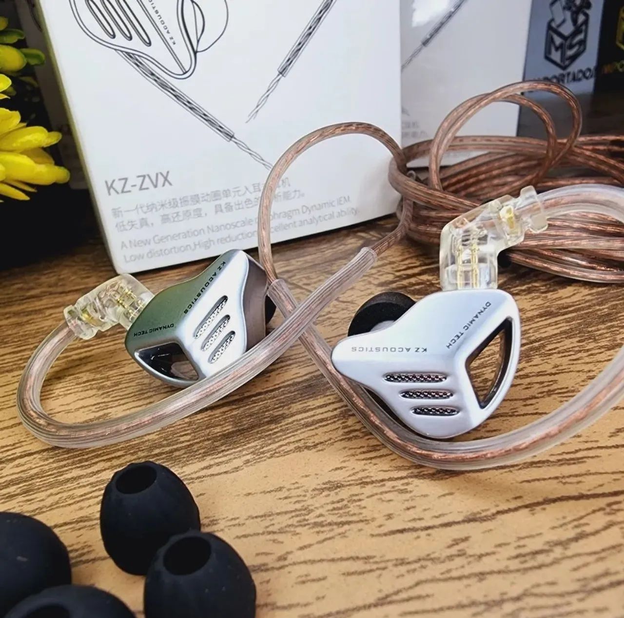 Fone KZ ZVX Retorno HiFi Original - Fones de Ouvido - Manaíra