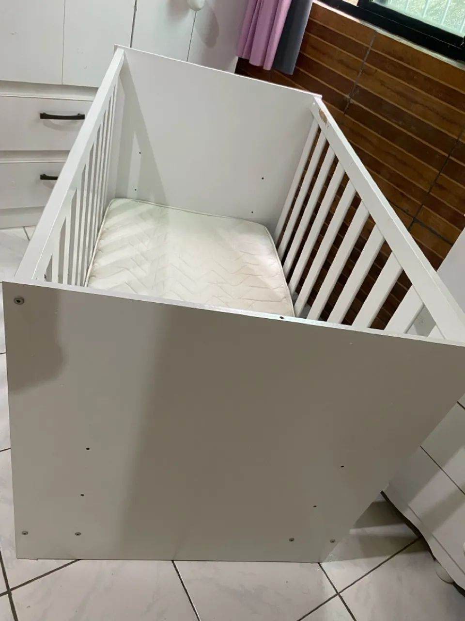 Berço Branco com Colchão - Foto 5