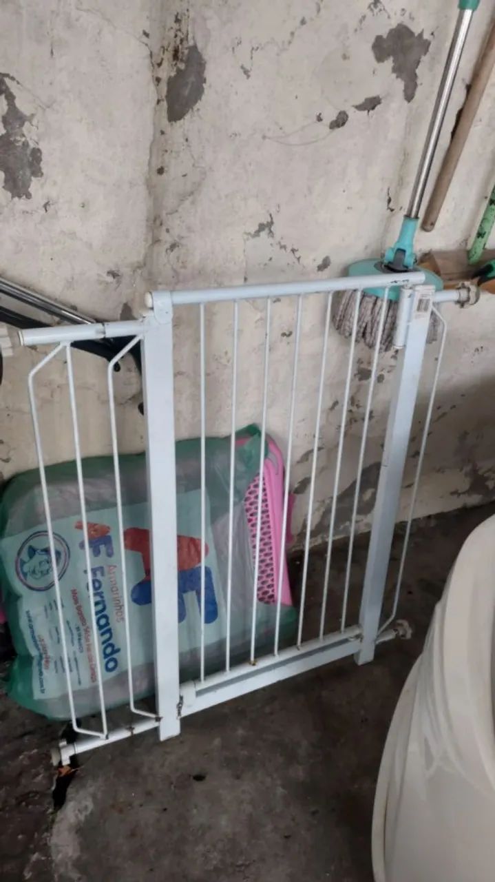 Portão de segurança para bebê - branco - Foto 3