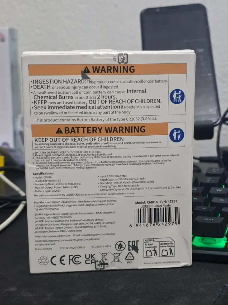 Rastreador -SmartTag UGREEN para IOs - Foto 6
