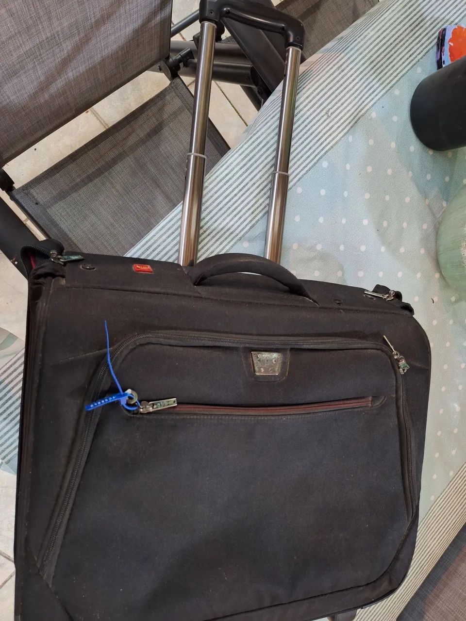 Mala de Viagem Preta com Rodinhas - Foto 2