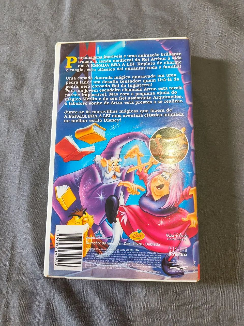 Fita VHS Disney A Espada da Lei  - Foto 2