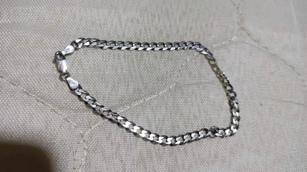 Pulseira Prata Masculina - Foto 3
