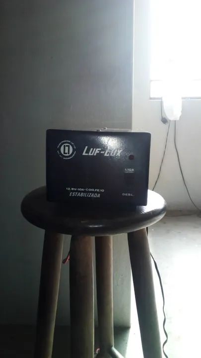 Fonte 12v 10 amperes marca luf lux
