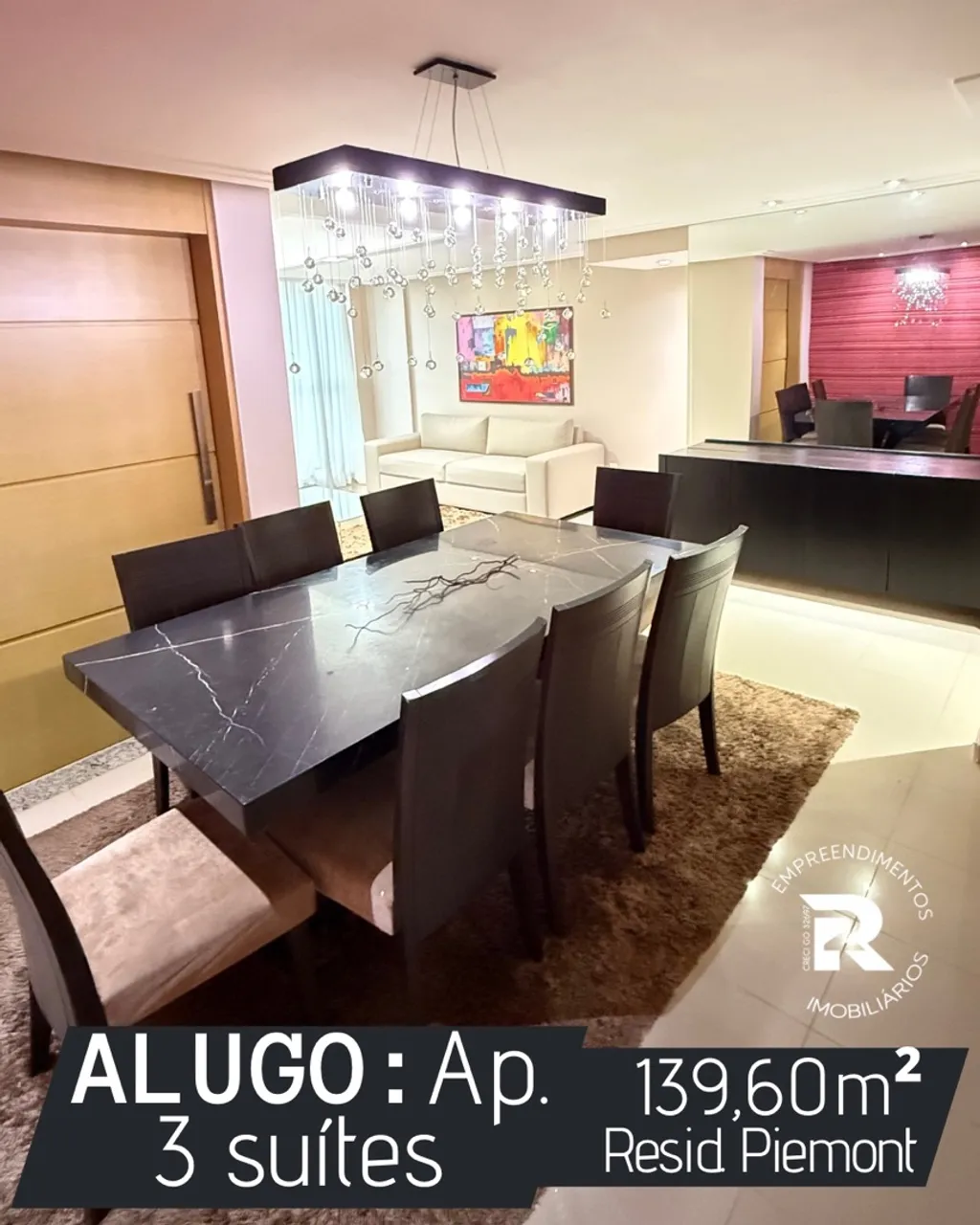 Alugo Apartamento mobiliado no Resid. Piemont, Luzia?nia/GO COD.527