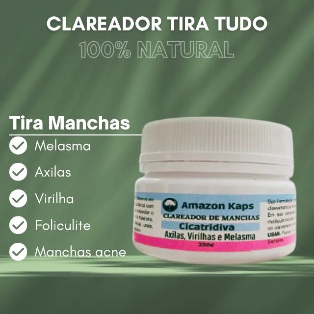 CLAREADOR DE MANCHAS DE PELE - PAGUE SÓ NA ENTREGA