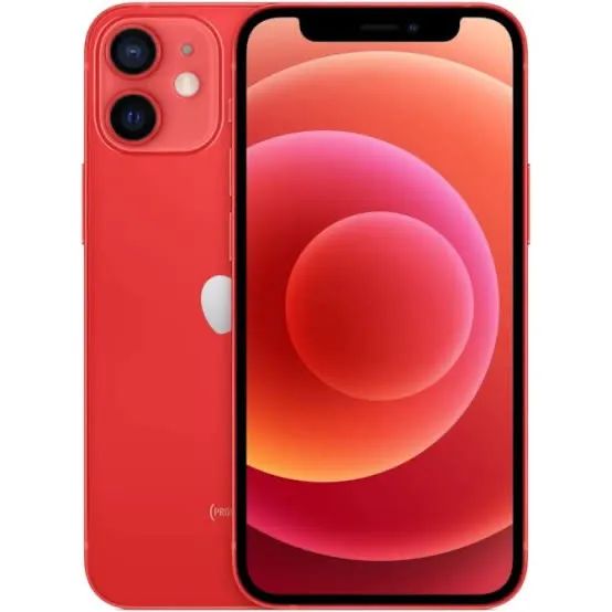 Iphone 12 128gb Linha Red + Carregador Baseus 2 Metros + Capinha e Película 