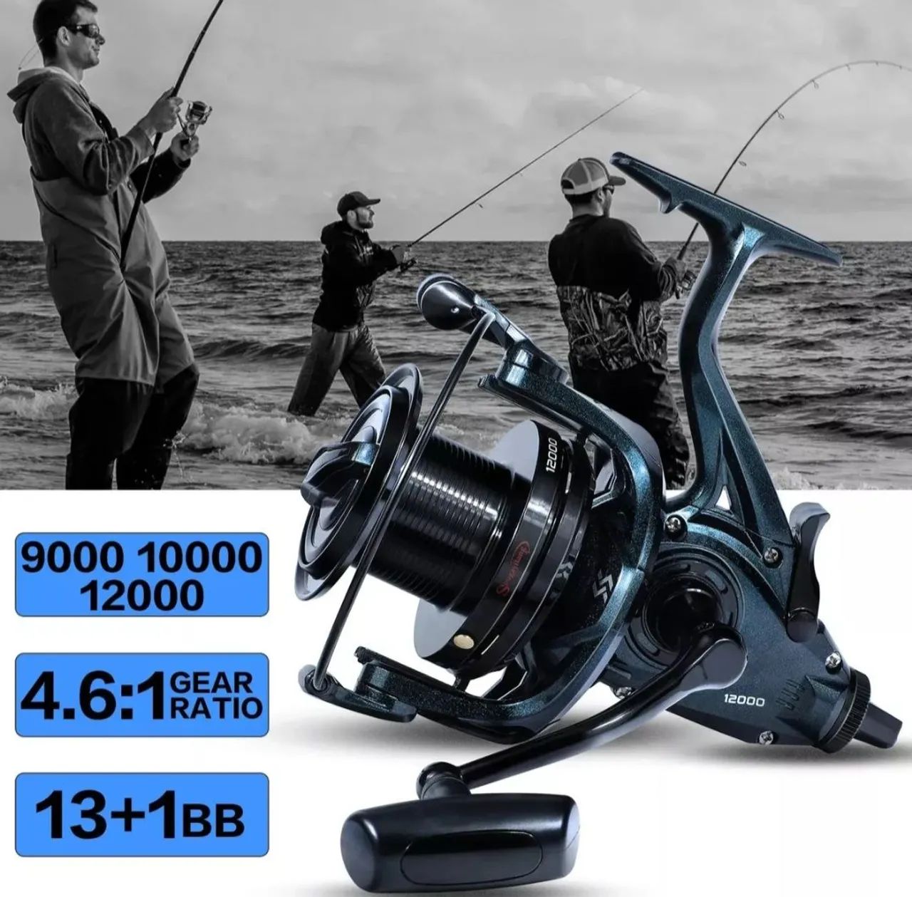 Molinete de pesca surfcasting Sougayilang DYD 12 000 - Foto 3