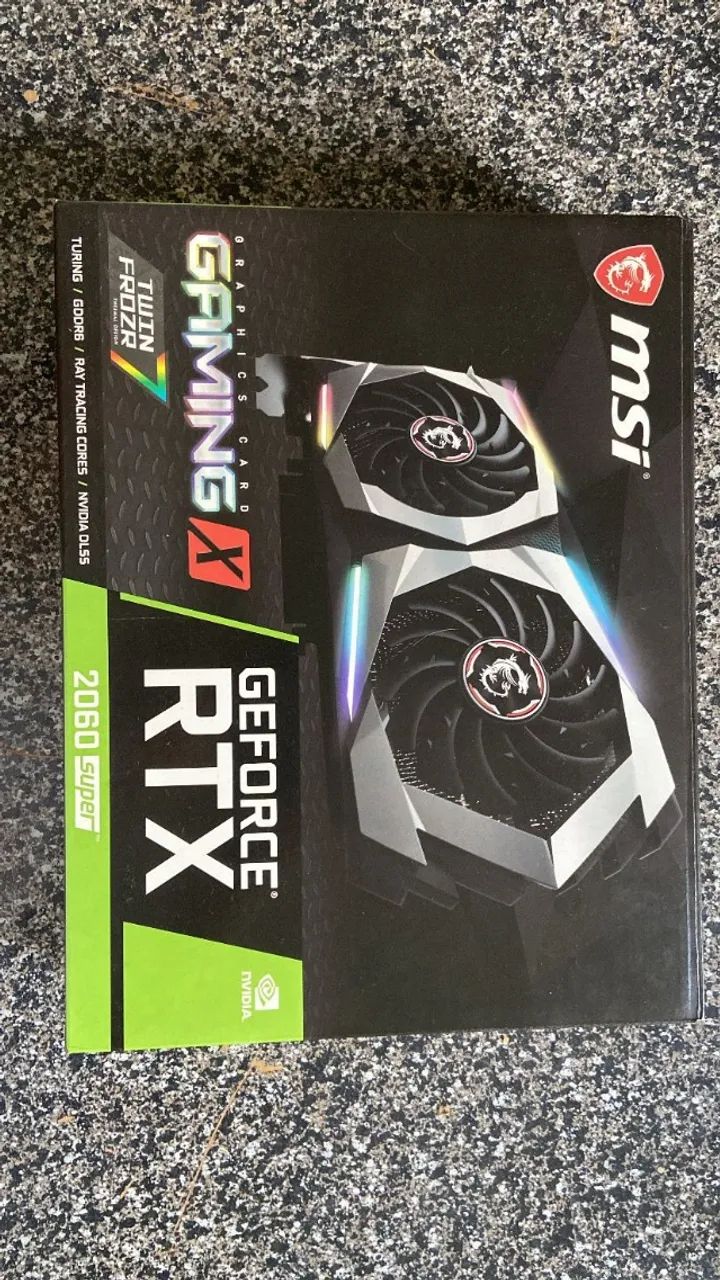 RTX 2060 SUPER 8GB - Impecável (Modelo Premium)