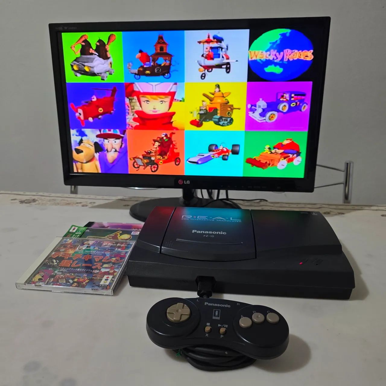 Video Game 3do FZ-10 Panasonic Zerado + 3 Jogos. - Consoles de